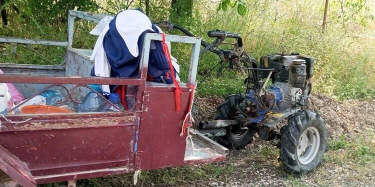 SU MOTORU DEVRİLDİ, 1 YARALI